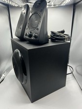 Logitech Z623 THX 2.1 Speaker System Subwoofer Bass Tested Working Audio  picture