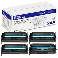 4 Pack CF226A for HP 26A Toner Cartridge LaserJet Pro M402dne M402d M402dn M402 picture