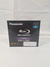Panasonic BD-RE 25GB Blu-Ray Rewritable Disc 3-pack - New, Sealed Full HD picture