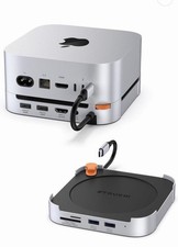 Mac mini M4 Dock with NVMe SATA SSD Enclosure, Stouchi M4 Stand&Hub with 2X USB picture
