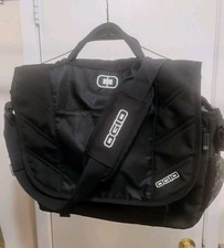 OGIO HR2 Black Nylon Messenger Shoulder Bag for Laptop Padded Dividers picture