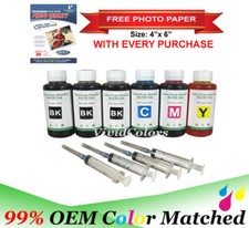VC Standard Bulk 600 ml Refill Ink kit bottle for ALL Brother Inkjet Printers picture