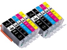 10Pk Premium Ink Cartridges for PGI 280 CLI 281 Canon TR8622A TR8620A TR8520 picture