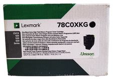 Lexmark 78C0XKG Black Extra High Yield Toner Cartridge picture