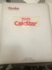 Vintage Rare MicroPro Calstar  Users Manual  W/Floppy Disk   1981 picture