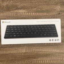 Microsoft Designer Compact Keyboard 21Y-00001 Matte Black Bluetooth Wireless picture