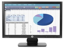 HP ProDisplay P202 20'' LED Monitor - HD, Black, Efficient for Workspace picture
