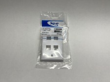 ICC IC107F04WH - 4 Port Single Gang Faceplate White ICC-FACE-4-WH picture