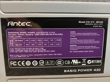 Antec BP430 Continuous Power 430W 80 Plus Certified ATX Power Supply picture