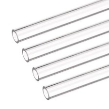 4pcs PETG Tubing Hard 10mm ID 14mm OD 50cm Length High Transparent Clear picture
