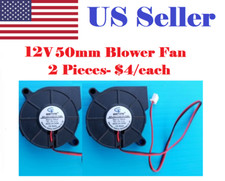 2 Pcs 12V Gdstime DC 5015 mm Blower Radial Cooling Fan Hotend Extruder RepRap  picture