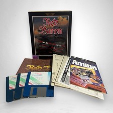 RED BARON Dynamix Vintage Game Commodore Amiga CIB picture