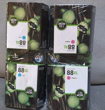 HP Officejet 88XL Printer  Blue & Magenta Ink Cartridges Lot (8) Sealed picture