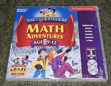 The Learning Company The ClueFinders Math Ages 9-12 for PC/MAC CD-ROM Sealed New picture