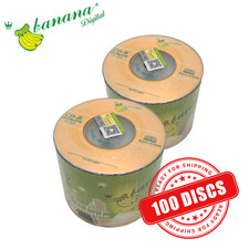 Banana Mini CD-R 32x 8cm 215 MB Blank CD Recordable A+ Discs 215MB - 100 Discs picture