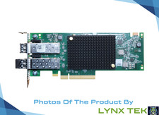 Dell Emulex LPe35002-M2 32Gbps PCIe Fibre HBA 08GT11 0HWXGN 2x AFBR-57G5MZ-ELX picture