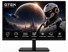 GTEK F2212 22in FHD 120Hz 1ms VA Gaming Monitor Adaptive-Sync VESA HDMI VGA picture