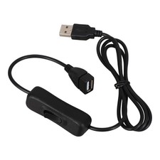 2pcs USB Inline On/Off Button Extension Cable, Male to Female 5V Power Control, picture