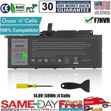 ✅F7HVR Battery For Dell Inspiron 17 7000 7537 7737 7746 14 15 15r 5545 58Wh NEW picture