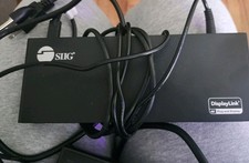 SIIG JU-DK0811-S1 USB 3.1 Type-C Dual 4K Docking Station Brand New /Wo box picture