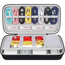 Hard Electronics Organizer, Universal Travel Cable Organizers, Large Electron... picture