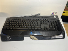 AULA Be Fire Wired Gaming Keyboard Expert Gamer 3 LED light colors + off picture