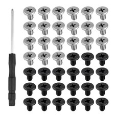 50 PCS M2 SSD Mounting Screws Kit Laptop NVMe M2 2280 Screw Set with Tool Black picture