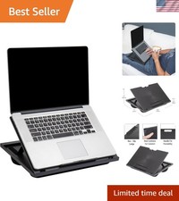 Portable Cushioned Lap Desk with Adjustable Height for Ultimate Comfort picture