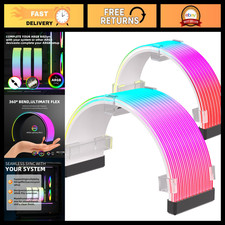 RGB Cable Extension Kit - Flexible ARGB Sleeves for 8Pin/24Pin Motherboard & GPU picture