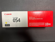 Genuine OEM Canon 054 Yellow Toner Cartridge - New Sealed picture
