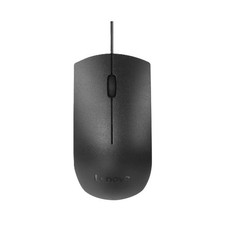 Lenovo USB-C Wired Mouse, Full Size, Ambidextrous Design, Black, Black 305 picture