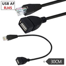 2x USB to RJ45 Ethernet Adapter Converter Network Cable Router Modem Camera ADSL picture