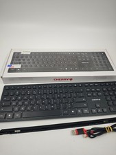 Cherry KW 9100 Slim Wireless Slim Keyboard Black Used picture