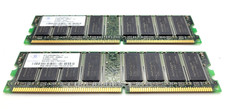 Nanya (512MB x 2) DDR PC3200 400MHz CL3 184-Pin Desktop RAM - NT512D64S8HC0G picture