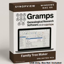 Gramps Family Tree Maker and Genealogy Software Family History Ancestry Research picture