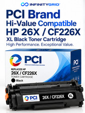 PCI Brand HP 26X CF226X Compatible Black Toner High Yield 9000 Pages M402 M426 picture