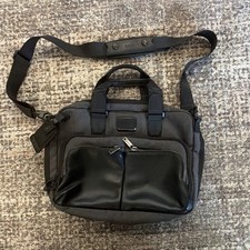 Tumi Alpha Bravo Albany Slim Expandable Commuter Brief Briefcase - graphite picture