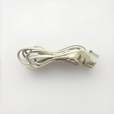 AGVEE 10ft 90 Degree Angled 2-Prong to IEC C7 Power Cable White. picture
