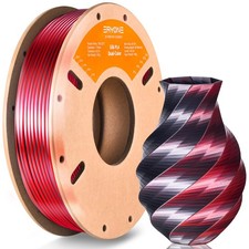 Silk Dual Color PLA Filament 3D Printer 1.75mm +/- 0.03mm, Bicolor Filament T... picture