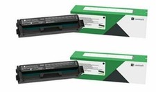 Lexmark C331HK0 Black High Yield Toner 2-Pack for C3326dw, MC3326adwe picture