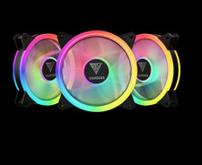 GAMDIAS AEOLUS M2-1203 Lite 120mm ARGB Gaming Cooling Fans- 3 pack picture