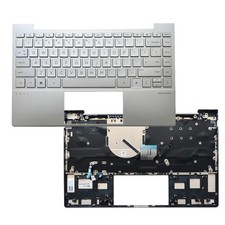 New For HP ENVY 13-BA Series Palmrest Upper Case With Backlit Keyboard Silver US picture