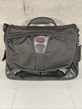 Tumi T-TECH Classic 5506D Black Gray Nylon Messenger Shoulder Laptop Bag picture