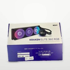 NZXT Kraken Elite 360 RGB 360mm AIO Liquid Cooler LCD - Black - Open Box picture