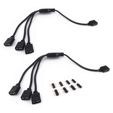 2PCS ARGB Splitter Cable 5V 3 Pin Addressable RGB Splitter Extension Cable ARGB picture