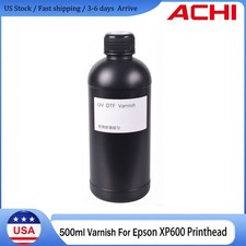 1*500ML UV Varnish Gloss UV Ink For Epson TX800 XP600 Print Head US STOCK picture