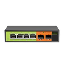 6 Port 2.5G Network Switch 4x2.5 Gigabit 2x10gb SFP+ Unmanaged Fanless Metal picture