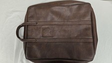 Vintage APPLE II COMPUTER Leather Carry Bag Brown Macintosh 1977 picture
