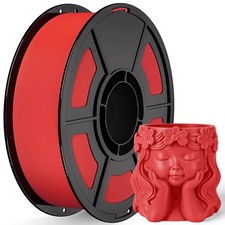 PETG Matte Filament 1.75mm, Low Gloss for 3D Printing, 1KG, Red | Premium Mat... picture