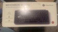 Keychron B1 Pro Wireless Keyboard Ultra-Slim 2.4G Bluetooth Space Gray B1P-K1b picture